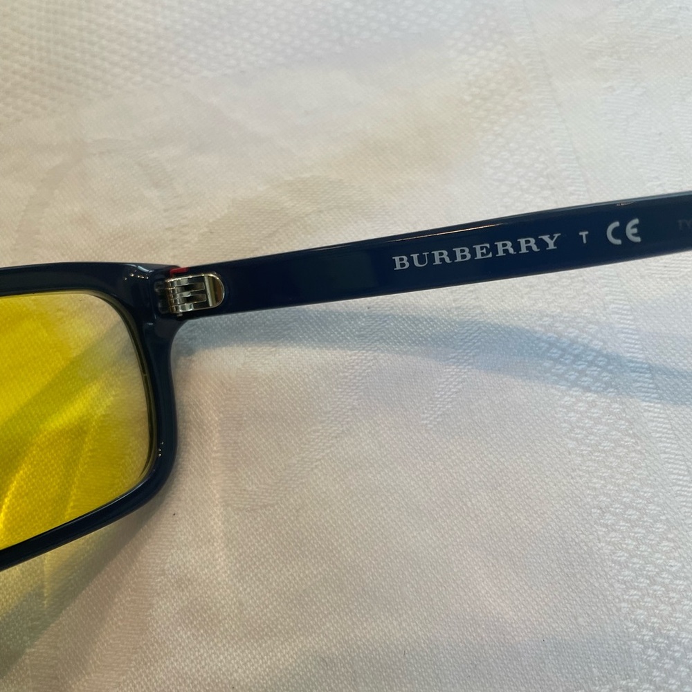 Burberry yellow lenses blue glasses - Picture 3 of 8